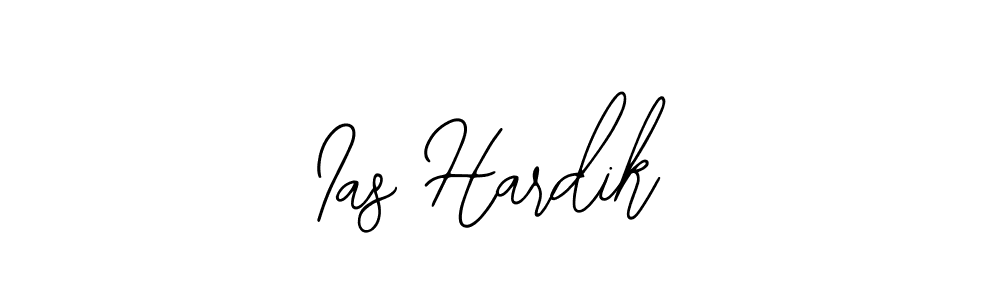 You should practise on your own different ways (Bearetta-2O07w) to write your name (Ias Hardik) in signature. don't let someone else do it for you. Ias Hardik signature style 12 images and pictures png