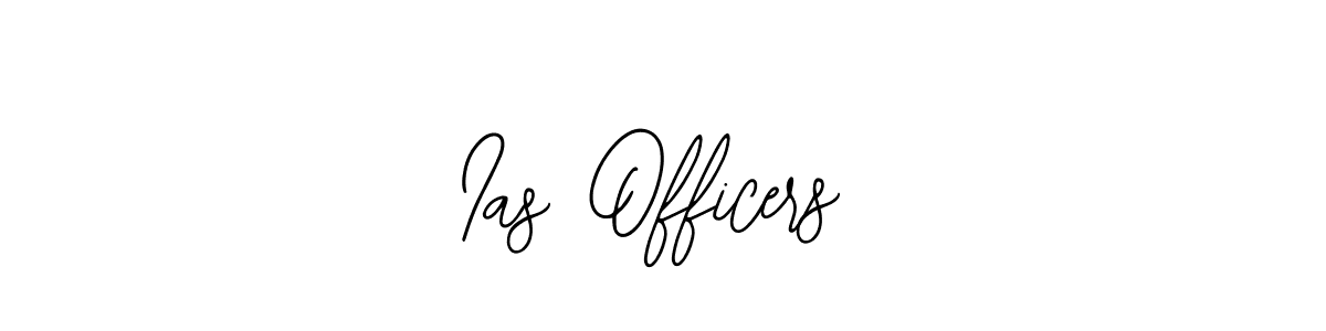 Use a signature maker to create a handwritten signature online. With this signature software, you can design (Bearetta-2O07w) your own signature for name Ias Officers. Ias Officers signature style 12 images and pictures png