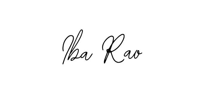 You can use this online signature creator to create a handwritten signature for the name Iba Rao. This is the best online autograph maker. Iba Rao signature style 12 images and pictures png