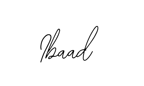 How to make Ibaad signature? Bearetta-2O07w is a professional autograph style. Create handwritten signature for Ibaad name. Ibaad signature style 12 images and pictures png