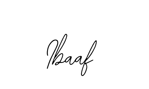 Make a beautiful signature design for name Ibaaf. With this signature (Bearetta-2O07w) style, you can create a handwritten signature for free. Ibaaf signature style 12 images and pictures png