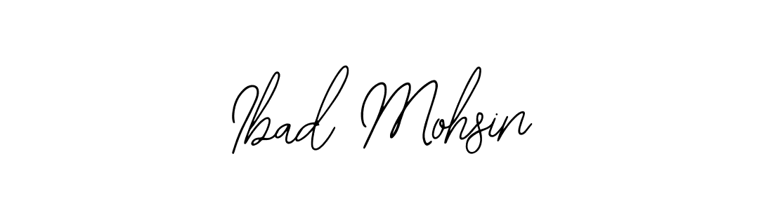 Ibad Mohsin stylish signature style. Best Handwritten Sign (Bearetta-2O07w) for my name. Handwritten Signature Collection Ideas for my name Ibad Mohsin. Ibad Mohsin signature style 12 images and pictures png