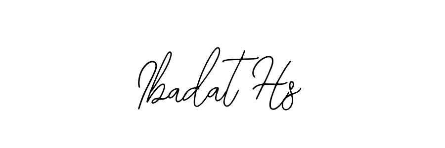 It looks lik you need a new signature style for name Ibadat Hs. Design unique handwritten (Bearetta-2O07w) signature with our free signature maker in just a few clicks. Ibadat Hs signature style 12 images and pictures png