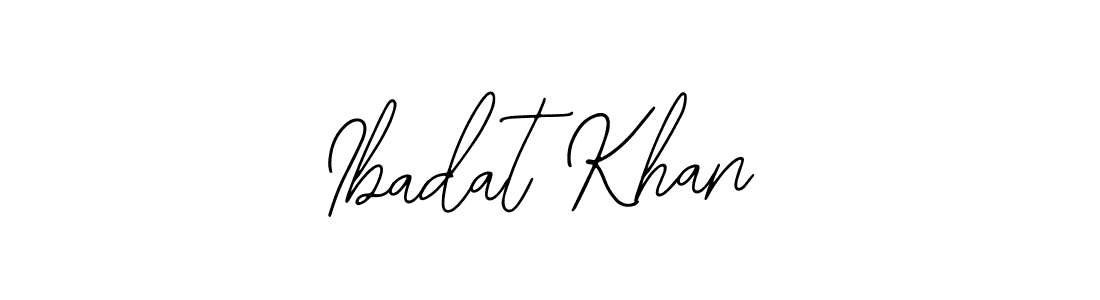 Also You can easily find your signature by using the search form. We will create Ibadat Khan name handwritten signature images for you free of cost using Bearetta-2O07w sign style. Ibadat Khan signature style 12 images and pictures png