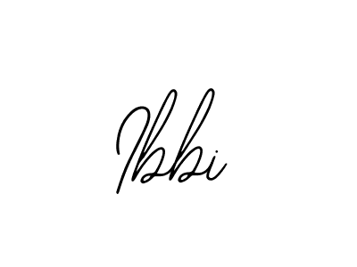 You should practise on your own different ways (Bearetta-2O07w) to write your name (Ibbi) in signature. don't let someone else do it for you. Ibbi signature style 12 images and pictures png