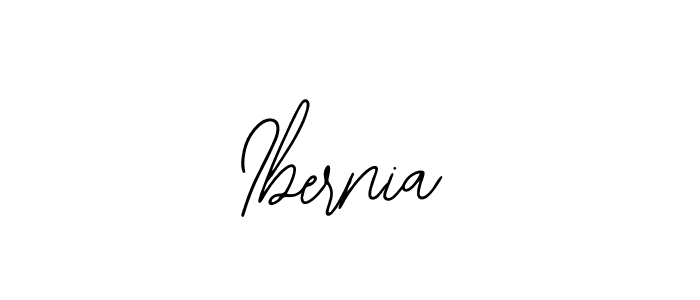 Use a signature maker to create a handwritten signature online. With this signature software, you can design (Bearetta-2O07w) your own signature for name Ibernia. Ibernia signature style 12 images and pictures png