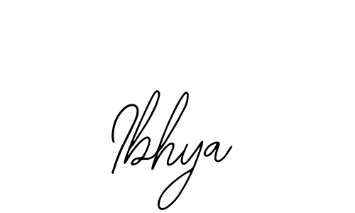 The best way (Bearetta-2O07w) to make a short signature is to pick only two or three words in your name. The name Ibhya include a total of six letters. For converting this name. Ibhya signature style 12 images and pictures png