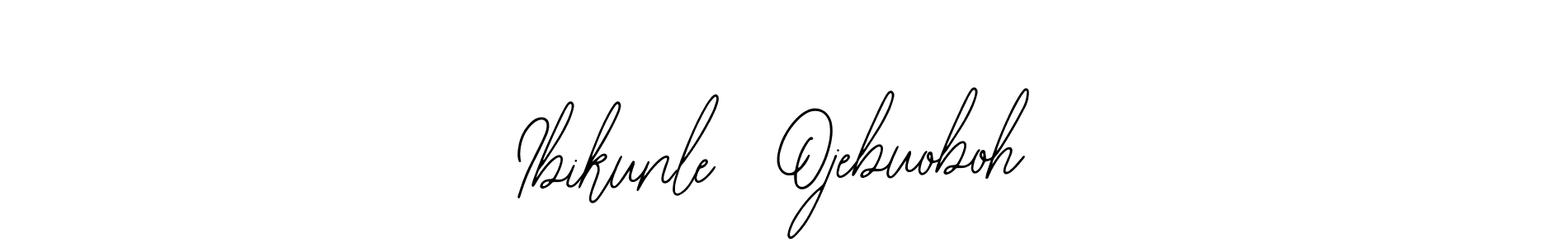 Use a signature maker to create a handwritten signature online. With this signature software, you can design (Bearetta-2O07w) your own signature for name Ibikunle  Ojebuoboh. Ibikunle  Ojebuoboh signature style 12 images and pictures png