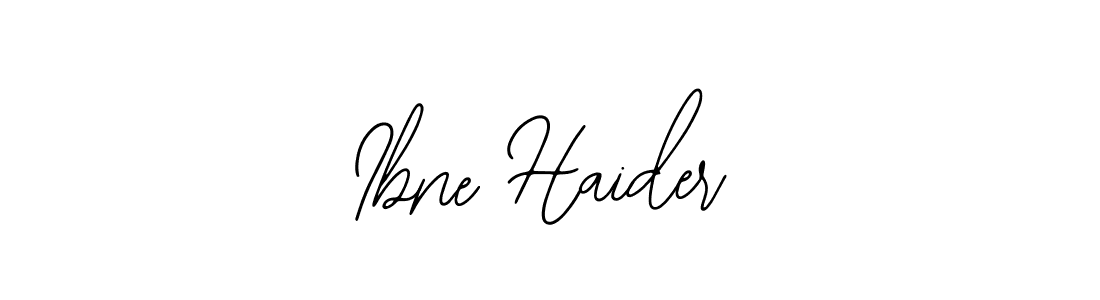 Ibne Haider stylish signature style. Best Handwritten Sign (Bearetta-2O07w) for my name. Handwritten Signature Collection Ideas for my name Ibne Haider. Ibne Haider signature style 12 images and pictures png