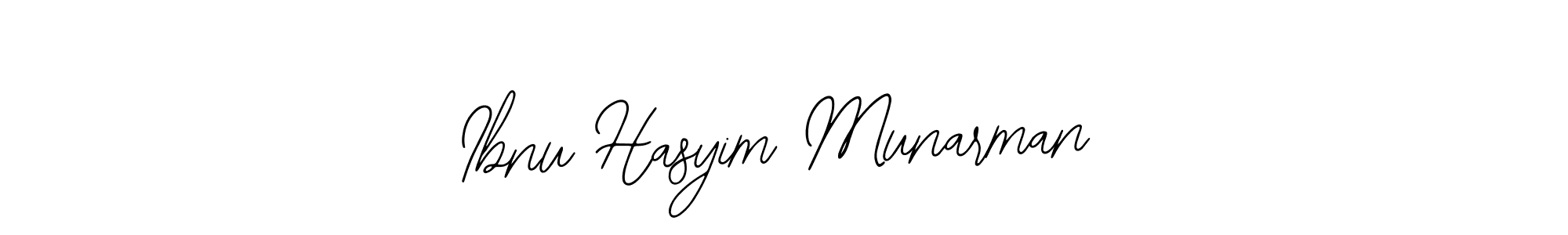 Use a signature maker to create a handwritten signature online. With this signature software, you can design (Bearetta-2O07w) your own signature for name Ibnu Hasyim Munarman. Ibnu Hasyim Munarman signature style 12 images and pictures png