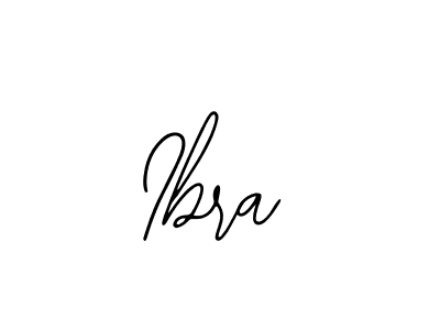 Use a signature maker to create a handwritten signature online. With this signature software, you can design (Bearetta-2O07w) your own signature for name Ibra. Ibra signature style 12 images and pictures png