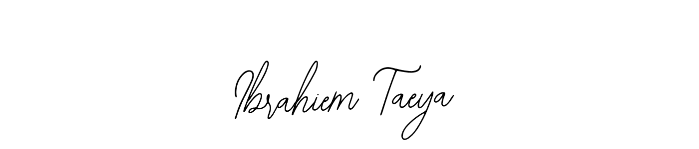 Make a beautiful signature design for name Ibrahiem Taeya. With this signature (Bearetta-2O07w) style, you can create a handwritten signature for free. Ibrahiem Taeya signature style 12 images and pictures png