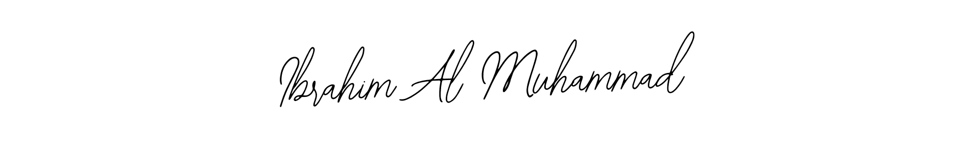 Use a signature maker to create a handwritten signature online. With this signature software, you can design (Bearetta-2O07w) your own signature for name Ibrahim Al Muhammad. Ibrahim Al Muhammad signature style 12 images and pictures png