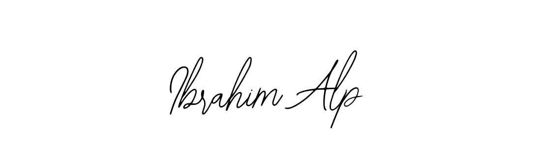 You should practise on your own different ways (Bearetta-2O07w) to write your name (Ibrahim Alp) in signature. don't let someone else do it for you. Ibrahim Alp signature style 12 images and pictures png