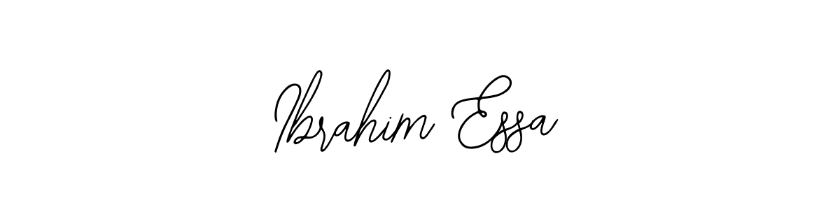 You should practise on your own different ways (Bearetta-2O07w) to write your name (Ibrahim Essa) in signature. don't let someone else do it for you. Ibrahim Essa signature style 12 images and pictures png