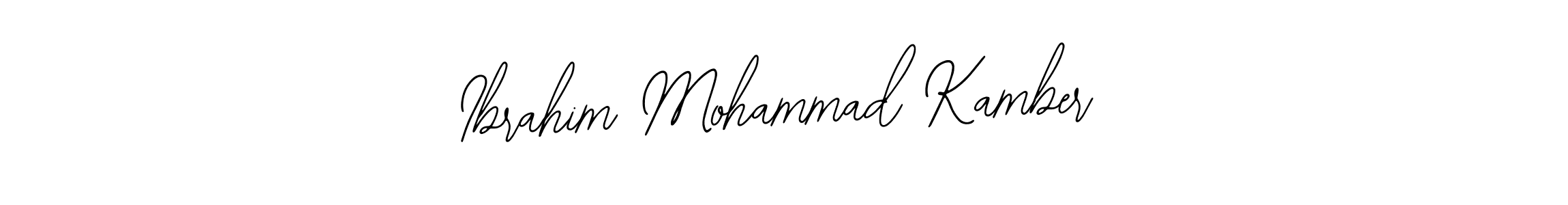 Use a signature maker to create a handwritten signature online. With this signature software, you can design (Bearetta-2O07w) your own signature for name Ibrahim Mohammad Kamber. Ibrahim Mohammad Kamber signature style 12 images and pictures png