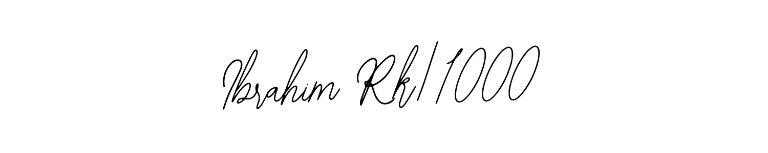 Similarly Bearetta-2O07w is the best handwritten signature design. Signature creator online .You can use it as an online autograph creator for name Ibrahim Rk/1000. Ibrahim Rk/1000 signature style 12 images and pictures png