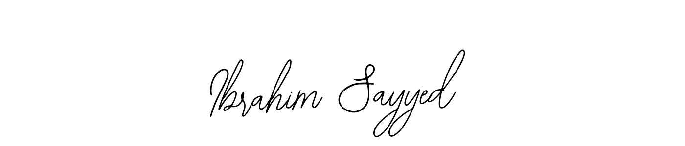 This is the best signature style for the Ibrahim Sayyed name. Also you like these signature font (Bearetta-2O07w). Mix name signature. Ibrahim Sayyed signature style 12 images and pictures png