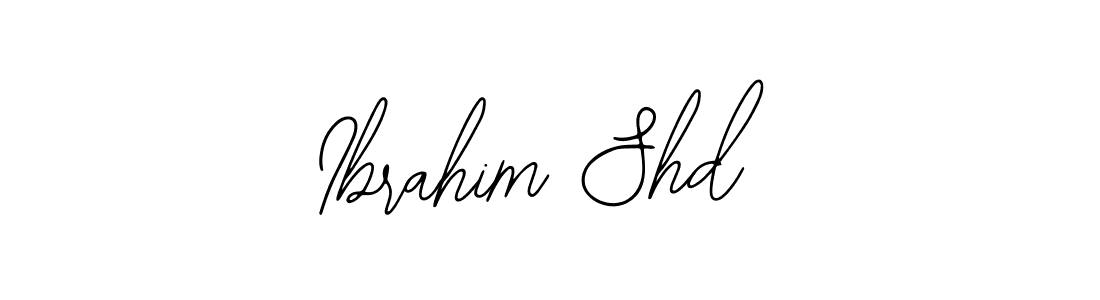 if you are searching for the best signature style for your name Ibrahim Shd. so please give up your signature search. here we have designed multiple signature styles  using Bearetta-2O07w. Ibrahim Shd signature style 12 images and pictures png