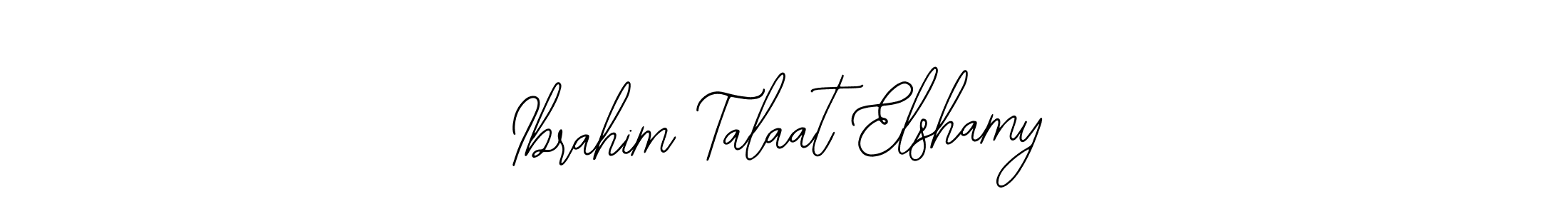 Make a short Ibrahim Talaat Elshamy signature style. Manage your documents anywhere anytime using Bearetta-2O07w. Create and add eSignatures, submit forms, share and send files easily. Ibrahim Talaat Elshamy signature style 12 images and pictures png