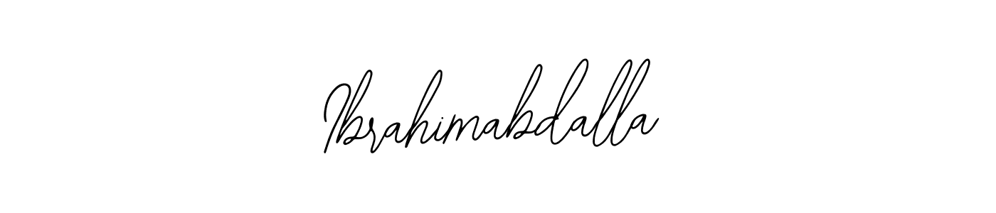 Ibrahimabdalla stylish signature style. Best Handwritten Sign (Bearetta-2O07w) for my name. Handwritten Signature Collection Ideas for my name Ibrahimabdalla. Ibrahimabdalla signature style 12 images and pictures png