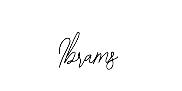 Design your own signature with our free online signature maker. With this signature software, you can create a handwritten (Bearetta-2O07w) signature for name Ibrams. Ibrams signature style 12 images and pictures png