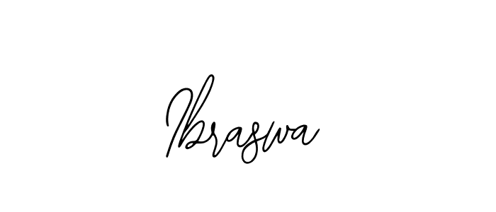 How to make Ibraswa signature? Bearetta-2O07w is a professional autograph style. Create handwritten signature for Ibraswa name. Ibraswa signature style 12 images and pictures png