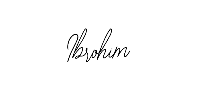 Design your own signature with our free online signature maker. With this signature software, you can create a handwritten (Bearetta-2O07w) signature for name Ibrohim. Ibrohim signature style 12 images and pictures png