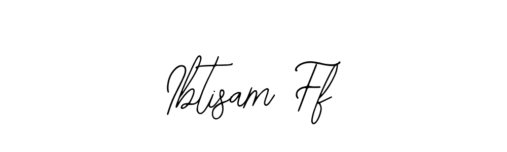 Design your own signature with our free online signature maker. With this signature software, you can create a handwritten (Bearetta-2O07w) signature for name Ibtisam Ff. Ibtisam Ff signature style 12 images and pictures png