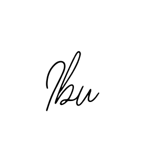 Make a beautiful signature design for name Ibu. With this signature (Bearetta-2O07w) style, you can create a handwritten signature for free. Ibu signature style 12 images and pictures png