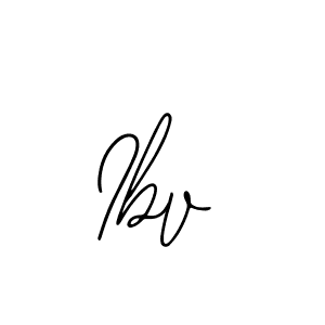 How to make Ibv signature? Bearetta-2O07w is a professional autograph style. Create handwritten signature for Ibv name. Ibv signature style 12 images and pictures png