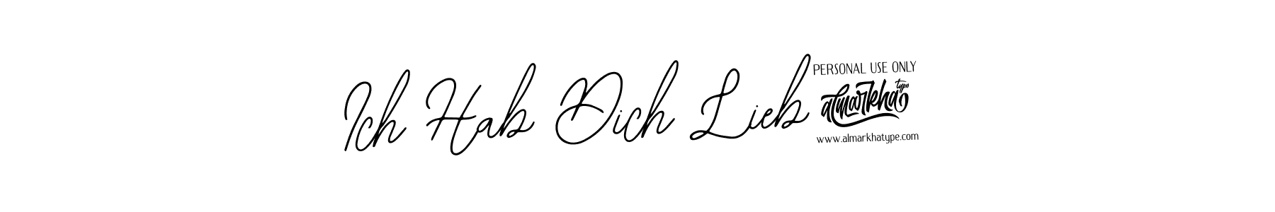 How to Draw Ich Hab Dich Lieb! signature style? Bearetta-2O07w is a latest design signature styles for name Ich Hab Dich Lieb!. Ich Hab Dich Lieb! signature style 12 images and pictures png