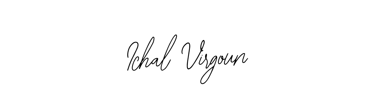 You can use this online signature creator to create a handwritten signature for the name Ichal Virgoun. This is the best online autograph maker. Ichal Virgoun signature style 12 images and pictures png