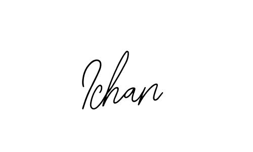 Create a beautiful signature design for name Ichan. With this signature (Bearetta-2O07w) fonts, you can make a handwritten signature for free. Ichan signature style 12 images and pictures png