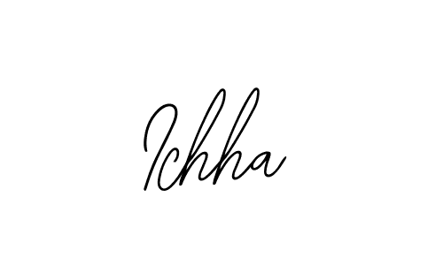 if you are searching for the best signature style for your name Ichha. so please give up your signature search. here we have designed multiple signature styles  using Bearetta-2O07w. Ichha signature style 12 images and pictures png