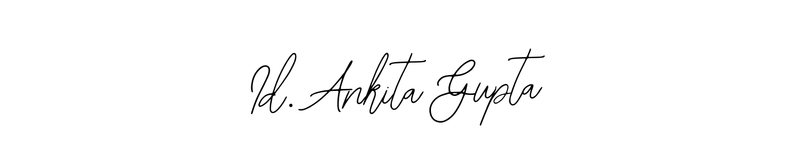 Design your own signature with our free online signature maker. With this signature software, you can create a handwritten (Bearetta-2O07w) signature for name Id. Ankita Gupta. Id. Ankita Gupta signature style 12 images and pictures png