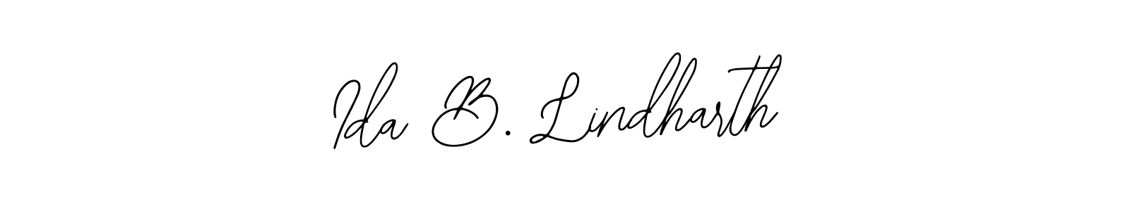 How to make Ida B. Lindharth signature? Bearetta-2O07w is a professional autograph style. Create handwritten signature for Ida B. Lindharth name. Ida B. Lindharth signature style 12 images and pictures png