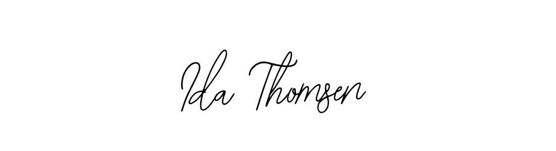 if you are searching for the best signature style for your name Ida Thomsen. so please give up your signature search. here we have designed multiple signature styles  using Bearetta-2O07w. Ida Thomsen signature style 12 images and pictures png