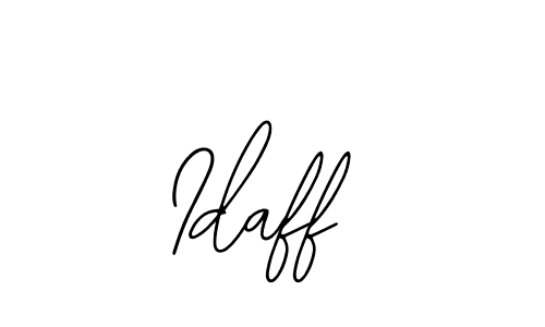 How to Draw Idaff signature style? Bearetta-2O07w is a latest design signature styles for name Idaff. Idaff signature style 12 images and pictures png