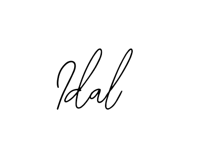 Use a signature maker to create a handwritten signature online. With this signature software, you can design (Bearetta-2O07w) your own signature for name Idal. Idal signature style 12 images and pictures png