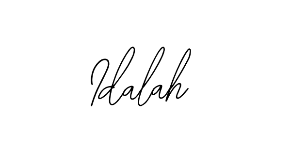 Idalah stylish signature style. Best Handwritten Sign (Bearetta-2O07w) for my name. Handwritten Signature Collection Ideas for my name Idalah. Idalah signature style 12 images and pictures png
