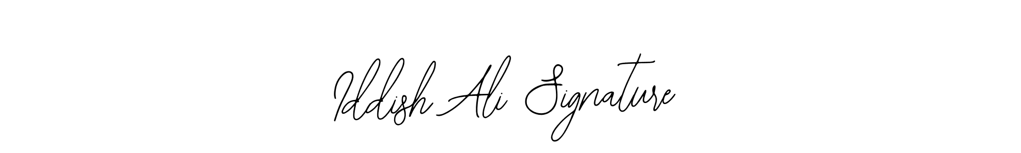 Use a signature maker to create a handwritten signature online. With this signature software, you can design (Bearetta-2O07w) your own signature for name Iddish Ali Signature. Iddish Ali Signature signature style 12 images and pictures png