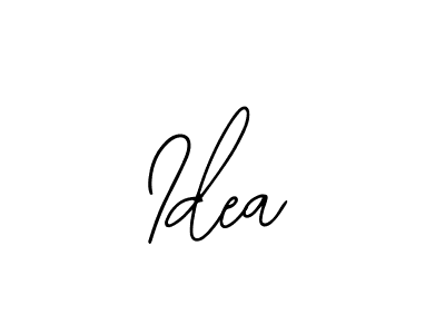 Make a beautiful signature design for name Idea. With this signature (Bearetta-2O07w) style, you can create a handwritten signature for free. Idea signature style 12 images and pictures png