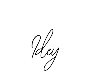 Make a beautiful signature design for name Idey. Use this online signature maker to create a handwritten signature for free. Idey signature style 12 images and pictures png