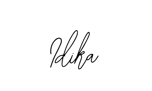 if you are searching for the best signature style for your name Idika. so please give up your signature search. here we have designed multiple signature styles  using Bearetta-2O07w. Idika signature style 12 images and pictures png