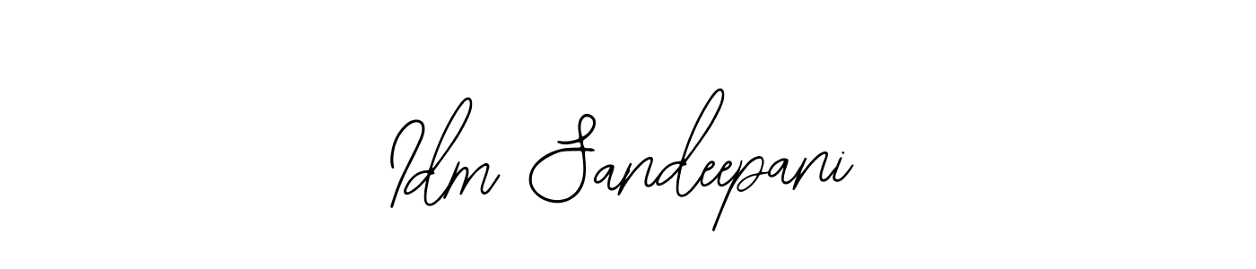 Design your own signature with our free online signature maker. With this signature software, you can create a handwritten (Bearetta-2O07w) signature for name Idm Sandeepani. Idm Sandeepani signature style 12 images and pictures png