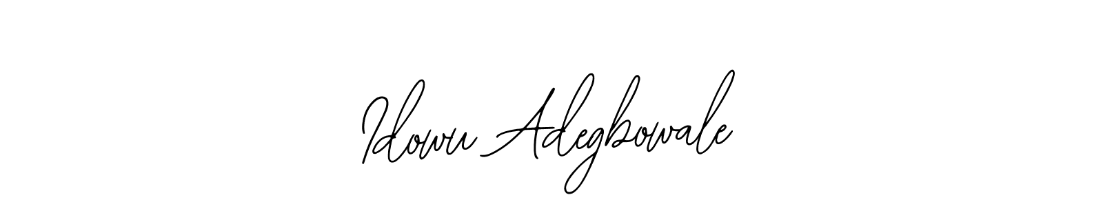 Make a beautiful signature design for name Idowu Adegbowale. Use this online signature maker to create a handwritten signature for free. Idowu Adegbowale signature style 12 images and pictures png