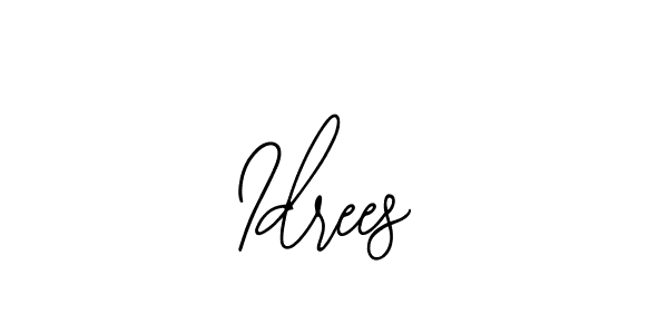 Make a beautiful signature design for name Idrees. With this signature (Bearetta-2O07w) style, you can create a handwritten signature for free. Idrees signature style 12 images and pictures png