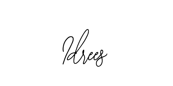 Also You can easily find your signature by using the search form. We will create Idrees name handwritten signature images for you free of cost using Bearetta-2O07w sign style. Idrees signature style 12 images and pictures png