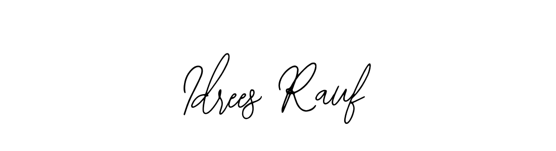How to make Idrees Rauf signature? Bearetta-2O07w is a professional autograph style. Create handwritten signature for Idrees Rauf name. Idrees Rauf signature style 12 images and pictures png